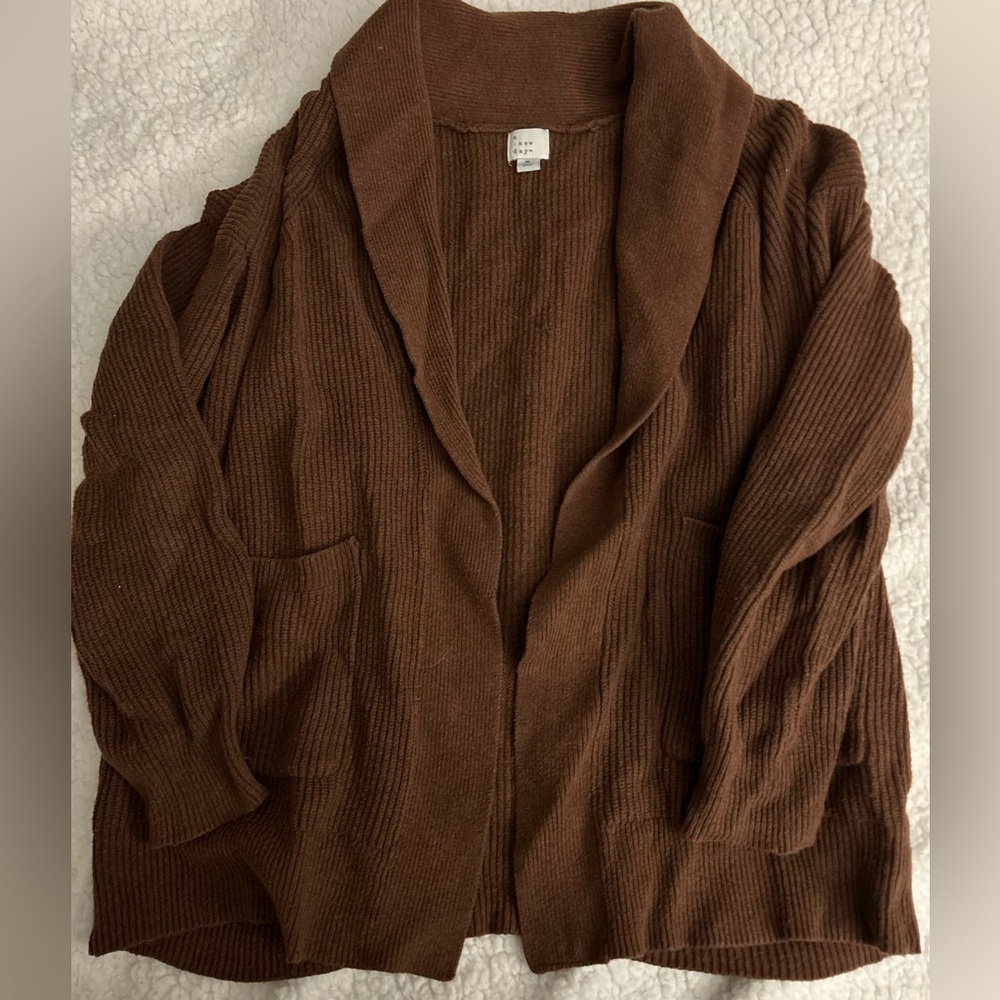 Chocolate soft cardigan